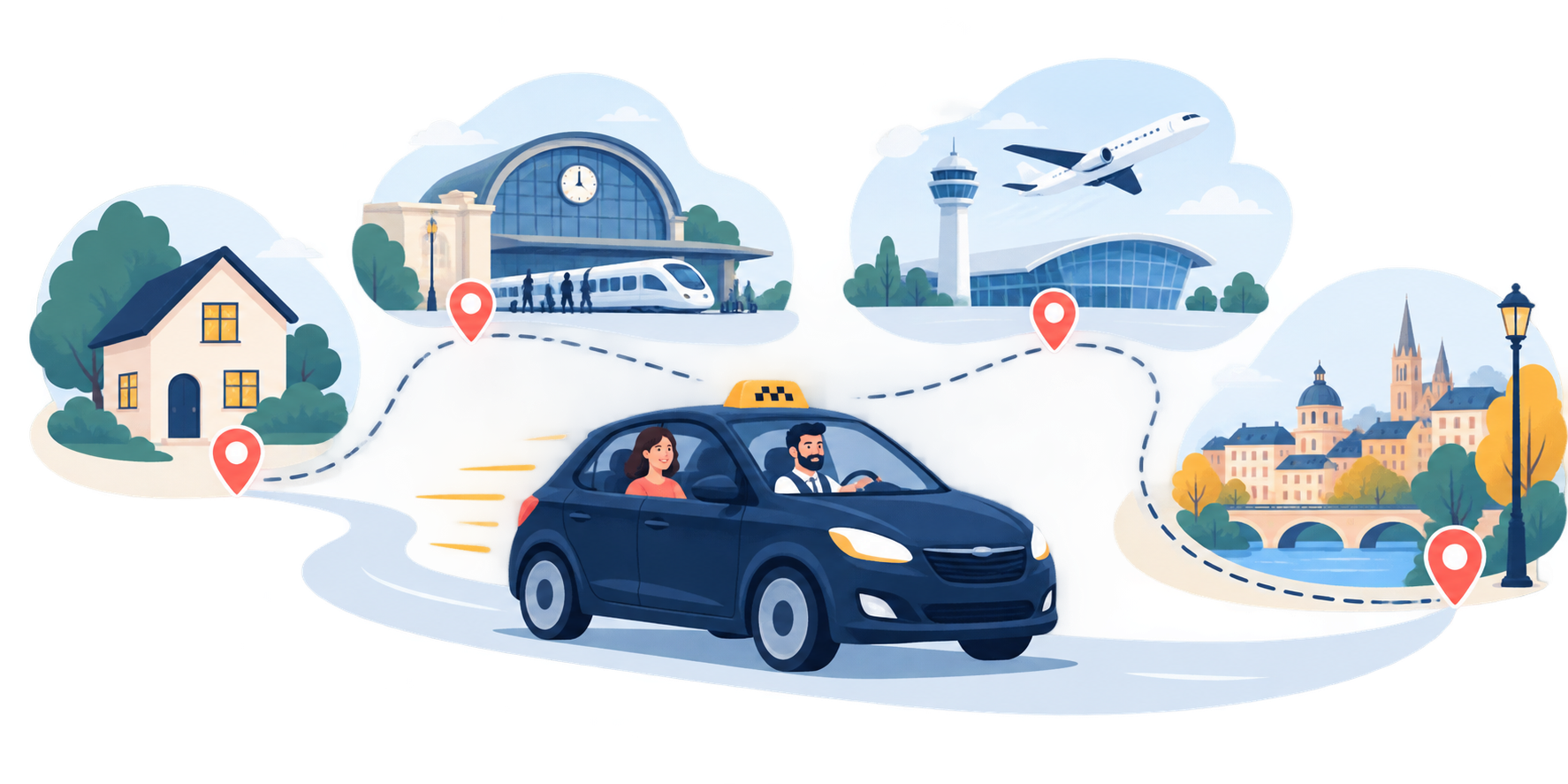 Véhicule taxi
